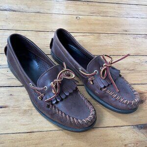 Mark McNairy & Bass Collab Kilty Boat Shoes, Men's Size 10